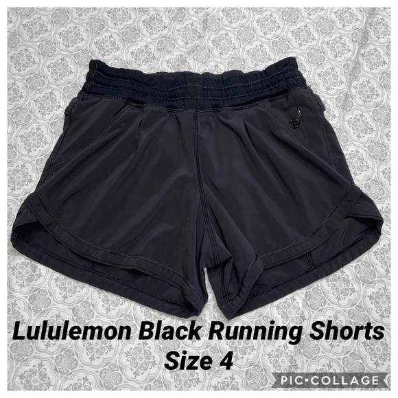 Lululemon Black Running Shorts Size 4 